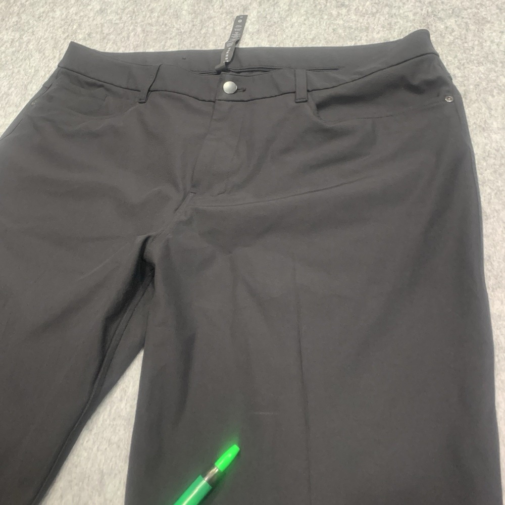 Lululemon Men's ABC Classic-Fit Trouser Size 38 Stretch Cotton VersaTwill Pants - Picture 3 of 13